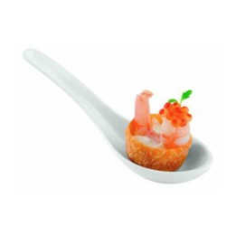 CUCCHIAIO FINGER-FOOD IN MELAMINA BIANCO CM 13