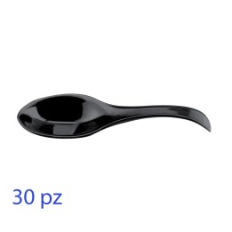 CUCCHIAIO FINGER-FOOD MONODOSE 15 CC 30 Pz NERO