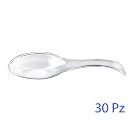 CUCCHIAIO FINGER-FOOD MONODOSE 15 CC 30 Pz TRASPARENTE