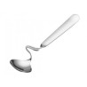 Cucchiaio miele in acciaio inox EVA cm 21 con design curvo antigoccia, ideale per barattoli e tazze