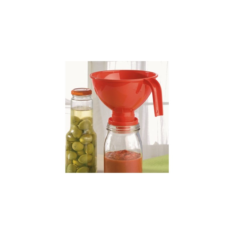 IMBUTO INVASATORE PLASTICA ROSSO PER BARATTOLI