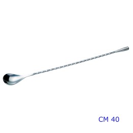 CUCCHIAIO MISCELATORE A GOCCIA IN ACCIAO CM 40