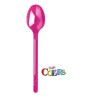 CUCCHIAIO PLASTICA DOPLA Pz 20 FUCSIA
