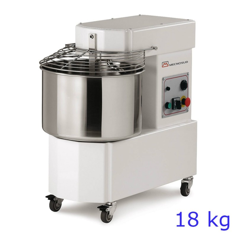 IMPASTATRICE SPIRALE IM PANE PIZZA KG 18 FISSA MONOFASE