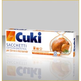 CUKI SACCHETTI FORNO CM 25x38 Pz 8