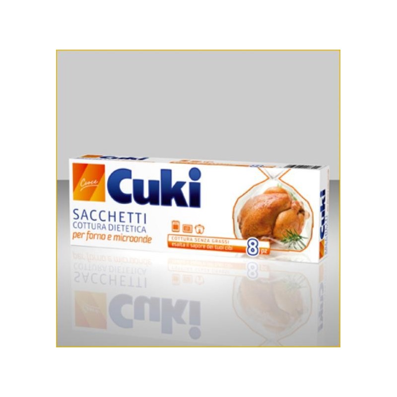 CUKI SACCHETTI FORNO CM 25x38 Pz 8