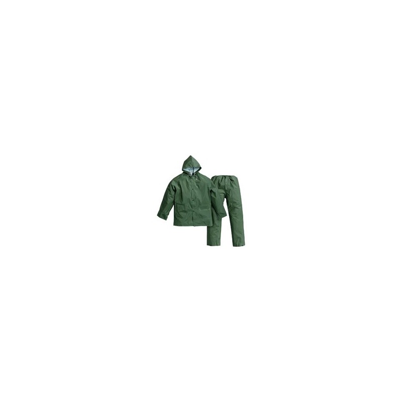 IMPERMEABILE COMPLETO PLUVIO VERDE TAGLIA XXL