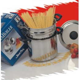 CUOCIPASTA INOX C/C CM 24 STEELPAN
