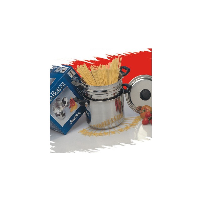 CUOCIPASTA INOX C/C CM 24 STEELPAN