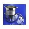 CUOCIPASTA INOX C/C VETRO CM 22 GM CASA