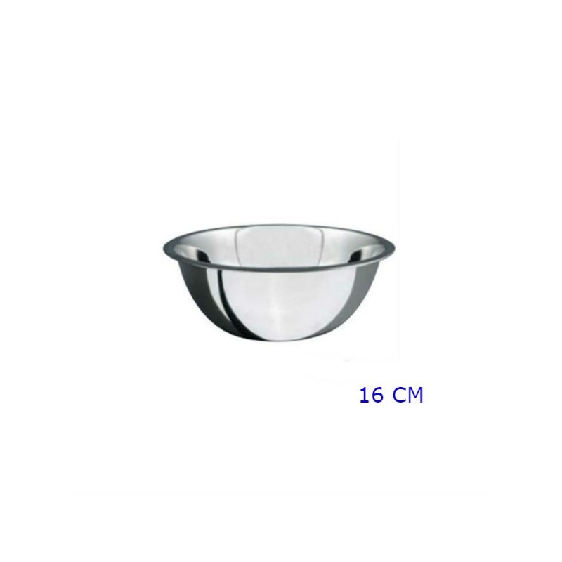 INSALATIERA CONCAVA INOX CM 16
