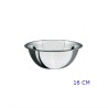 INSALATIERA CONCAVA INOX CM 16
