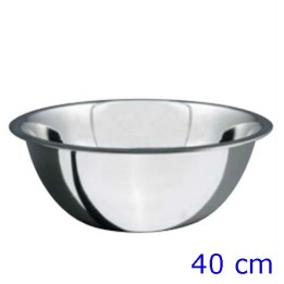 INSALATIERA CONCAVA INOX CM 40