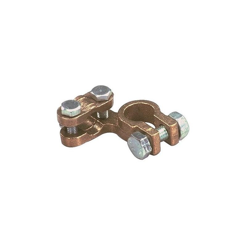 MORSETTO IN OTTONE PER BATTERIA NEGATIVO -