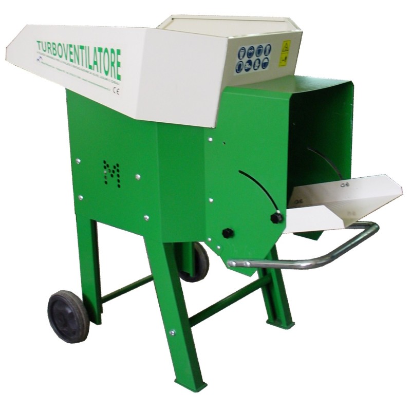 DEFOGLIATRICE ELETTRICA PER OLIVE E CEREALI CON VARIATORE TURBOVENTILATORE