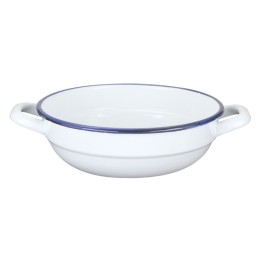 INSALATIERA SMALTATA BIANCA 2/M CM 24