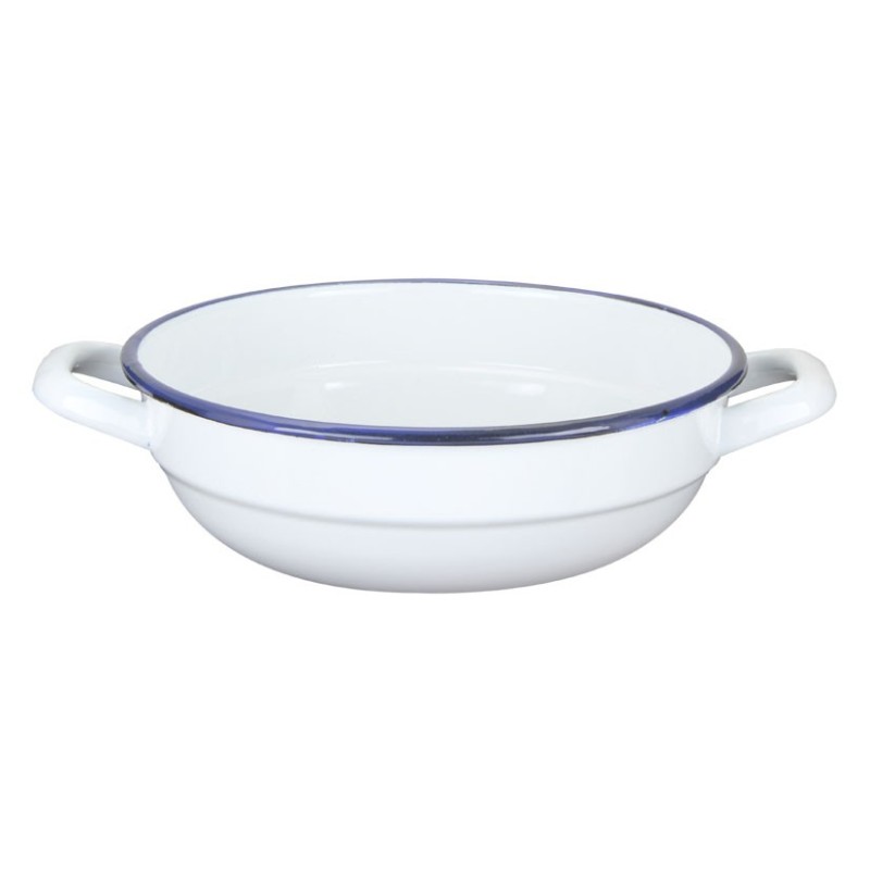 INSALATIERA SMALTATA BIANCA 2/M CM 24