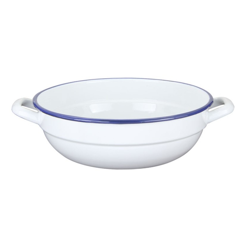 INSALATIERA SMALTATA BIANCA 2/M CM 28