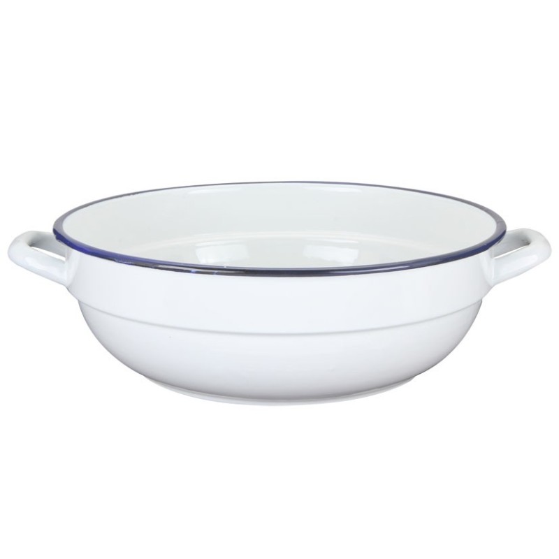 INSALATIERA SMALTATA BIANCA 2/M CM 32