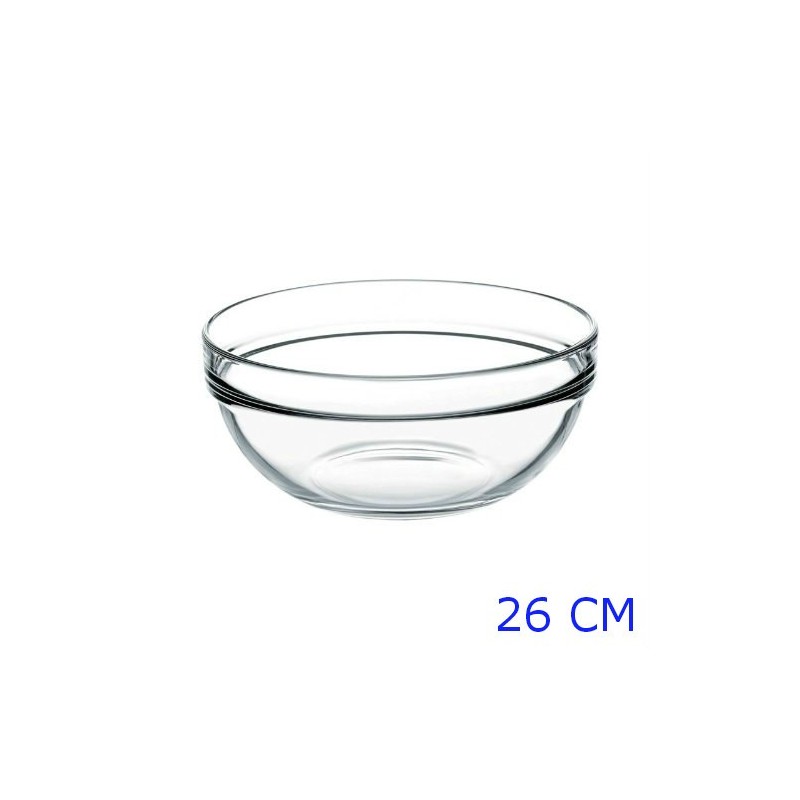 INSALATIERA VETRO CHEF CM 26