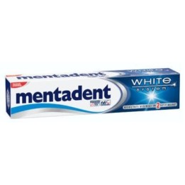 DENTIFRICIO MENTADENT 75 mL WHITE SYSTEM