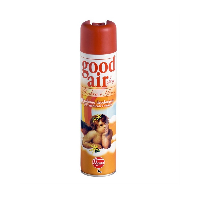 DEODORANTE AMBIENTE E TESSUTI GOOD AIR 400 ml AMBRA E YLANG