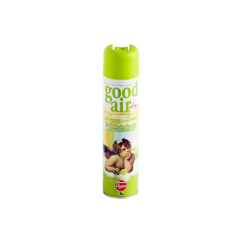 DEODORANTE AMBIENTE E TESSUTI GOOD AIR 400 ml LIMONE E ZENZERO