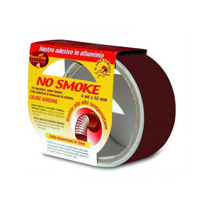 NASTRO ADESIVO IN ALLUMINIO BEST FIRE Mt 4 MARRONE
