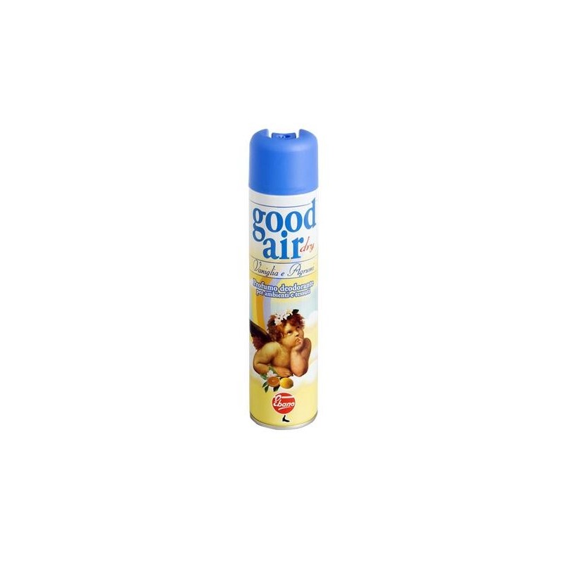 DEODORANTE AMBIENTE E TESSUTI GOOD AIR 400 ml VANIGLIA E AGRUMI