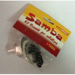 KIT FILTRO/GUARNIZIONE/IMBUTO/MANICO SAMBA PER CAFFETTIERA 1 Tz