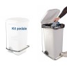 KIT PEDALE PER BIDONE DIFFERENZIATA Lt 80