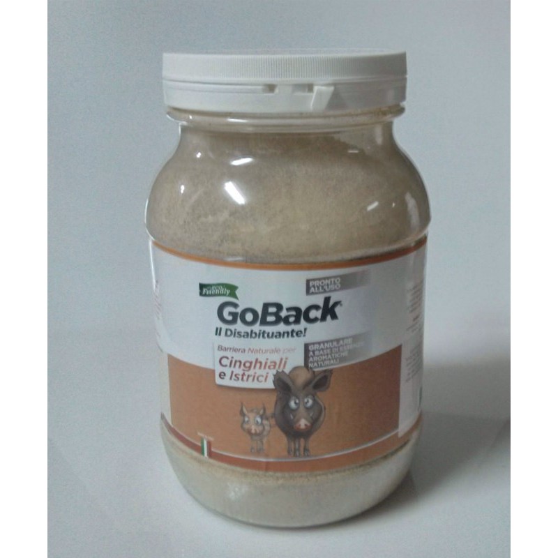 DISABITUANTE REPELLENTE GO BACK CINGHIALI E ISTRICI KG 2,5