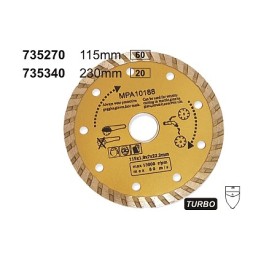 DISCO DIAMANTATO UNIVERSALE PER CEMENTO BEAST MM 230