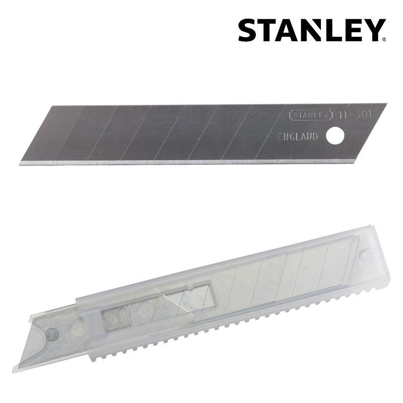 LAME DI RICAMBIO PER TAGLIERINO STANLEY CUTTER 18 MM - 10 Pz