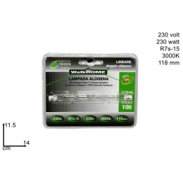 LAMPADA ALOGENA WELKHOME 230 W