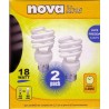 LAMPADA E27 FLUORES. 18 W 2700 K 2 Pz