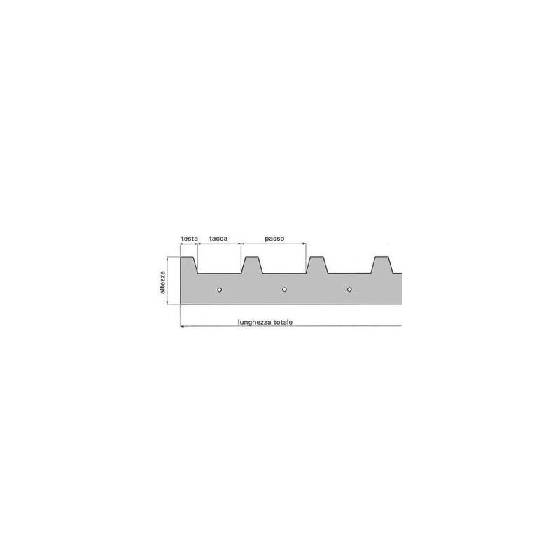 DISTANZIATORE 12 FAVI 448 MM
