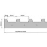 DISTANZIATORE 12 FAVI 448 MM