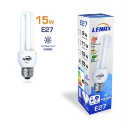 LAMPADA RISPARMIO E27 2 TUBI 15W