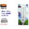 LAMPADA RISPARMIO E27 3 TUBI 36W