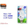 LAMPADA RISPARMIO E27 SPIRALE 15W