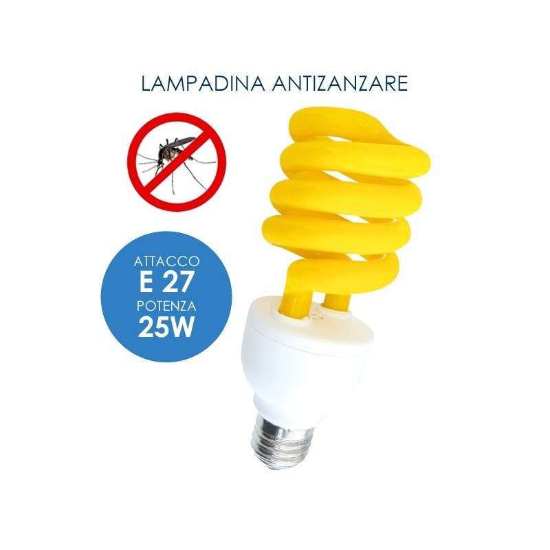 LAMPADINA ANTI ZANZARE ZANZASTOP MAX W 25