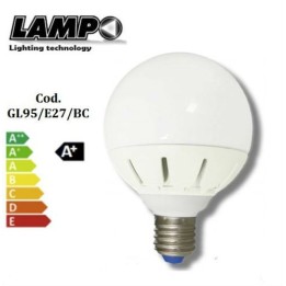 LAMPADINA LED GLOBO LAMPO E27 W 16