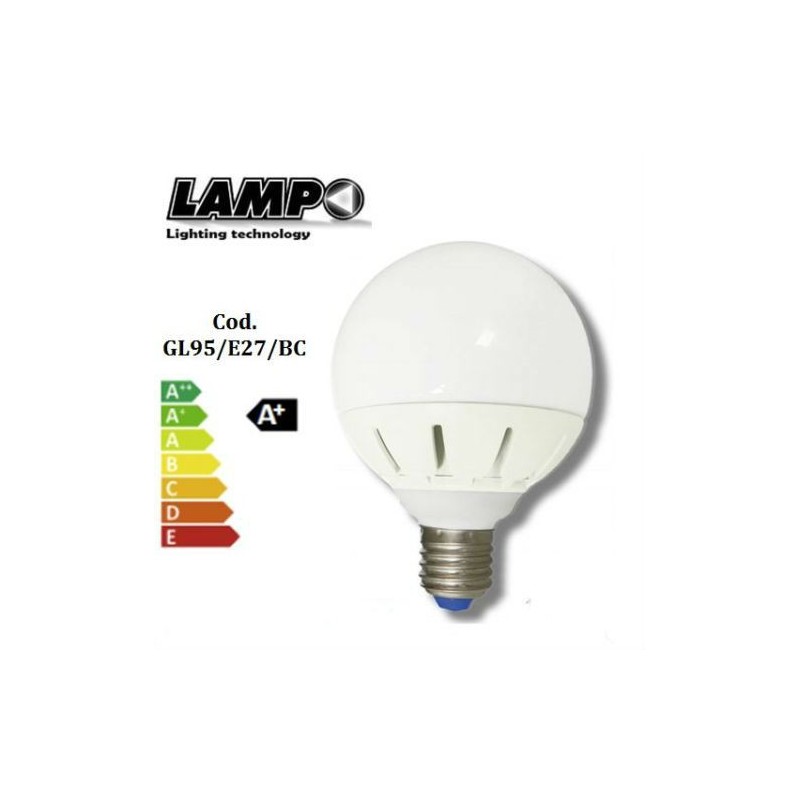 LAMPADINA LED GLOBO LAMPO E27 W 16