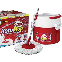 LAVAPAVIMENTI ROTANTE IN MICROFIBRA ROTOMOP X3 COMPLETO
