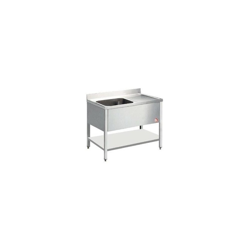LAVELLO INOX CM 120x60x85h
