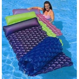 LETTINO GONFIABILE DOPPIO BESTWAY ROLL-UP AIR MAT CM 216x89
