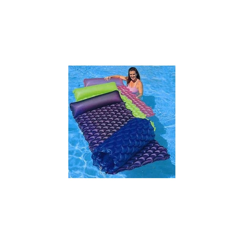 LETTINO GONFIABILE DOPPIO BESTWAY ROLL-UP AIR MAT CM 216x89