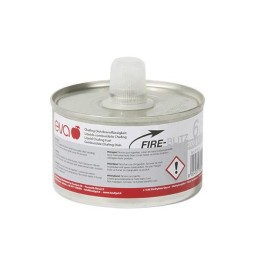 Liquido combustibile 200 g per chafing dish con doppio stoppino, durata fiamma fino a 6 ore
