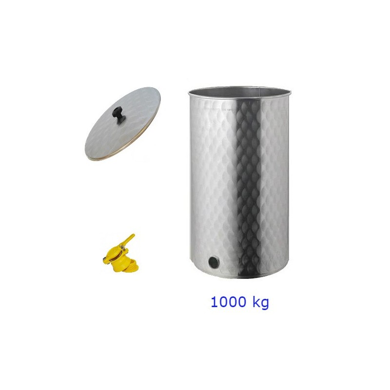 MATURATORE MIELE INOX 4F KG 1000 CON RUBINETTO